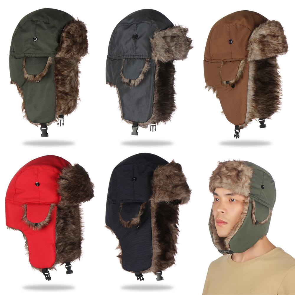 Trapper Hat Ear Flap - Wysokiej jakości czapka zimowa z nausznikami,