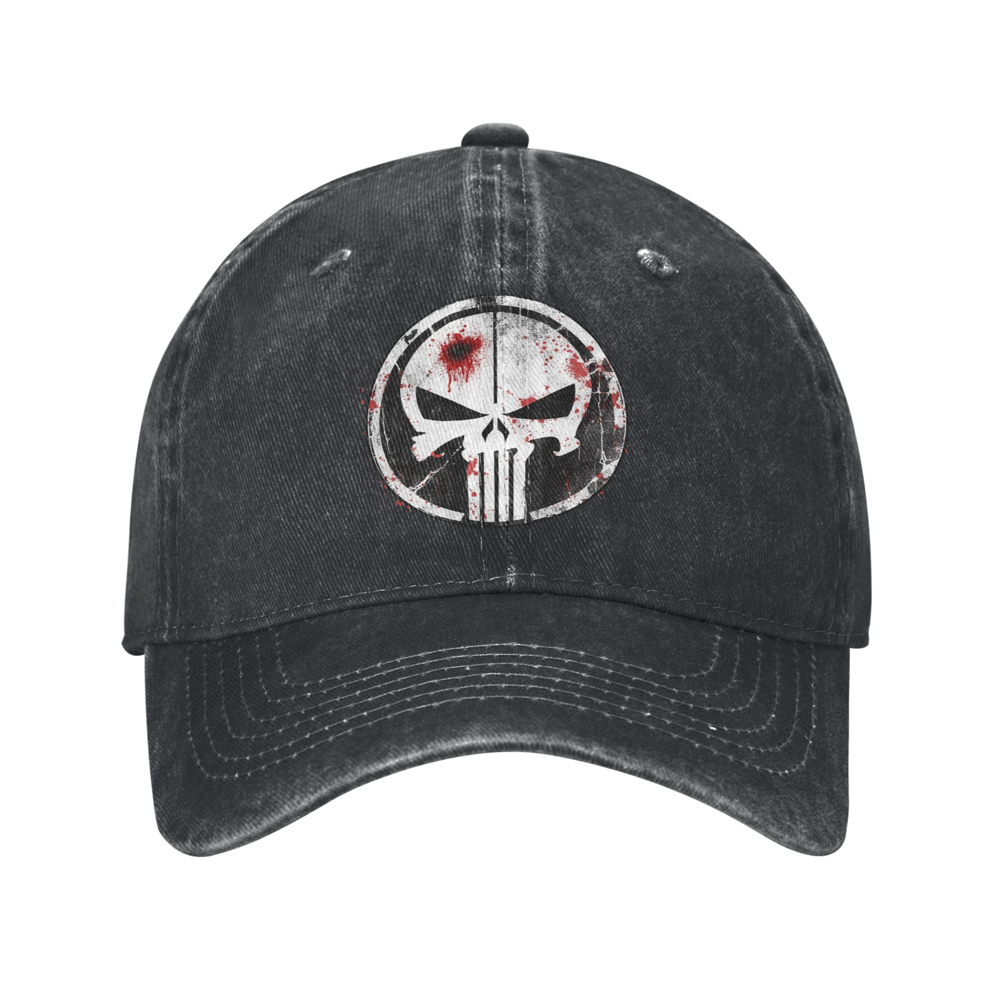 Skull Cap Helmet Liner - Czapki baseballowe Casual Punisher Blood dla