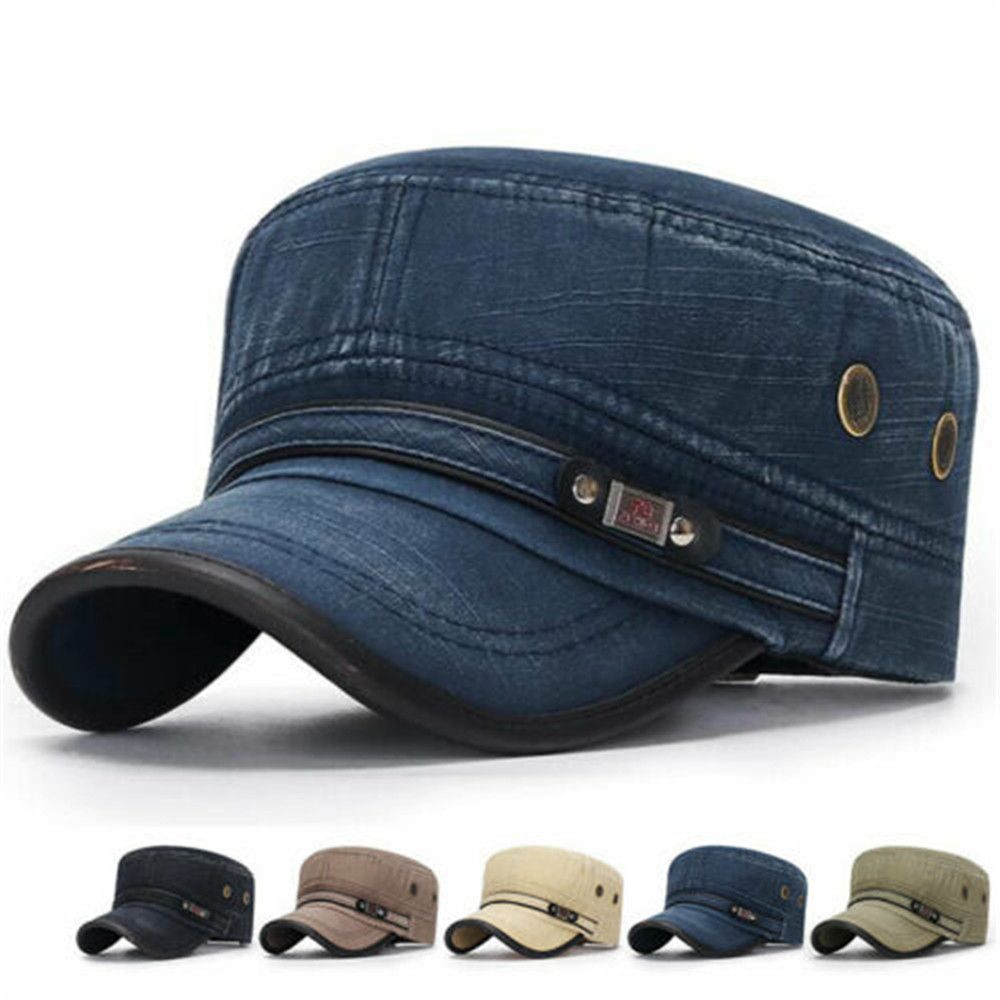Snapback Hat Flat - Letnia siatkowa czapka sportowa szybkoschnąca wojskowa