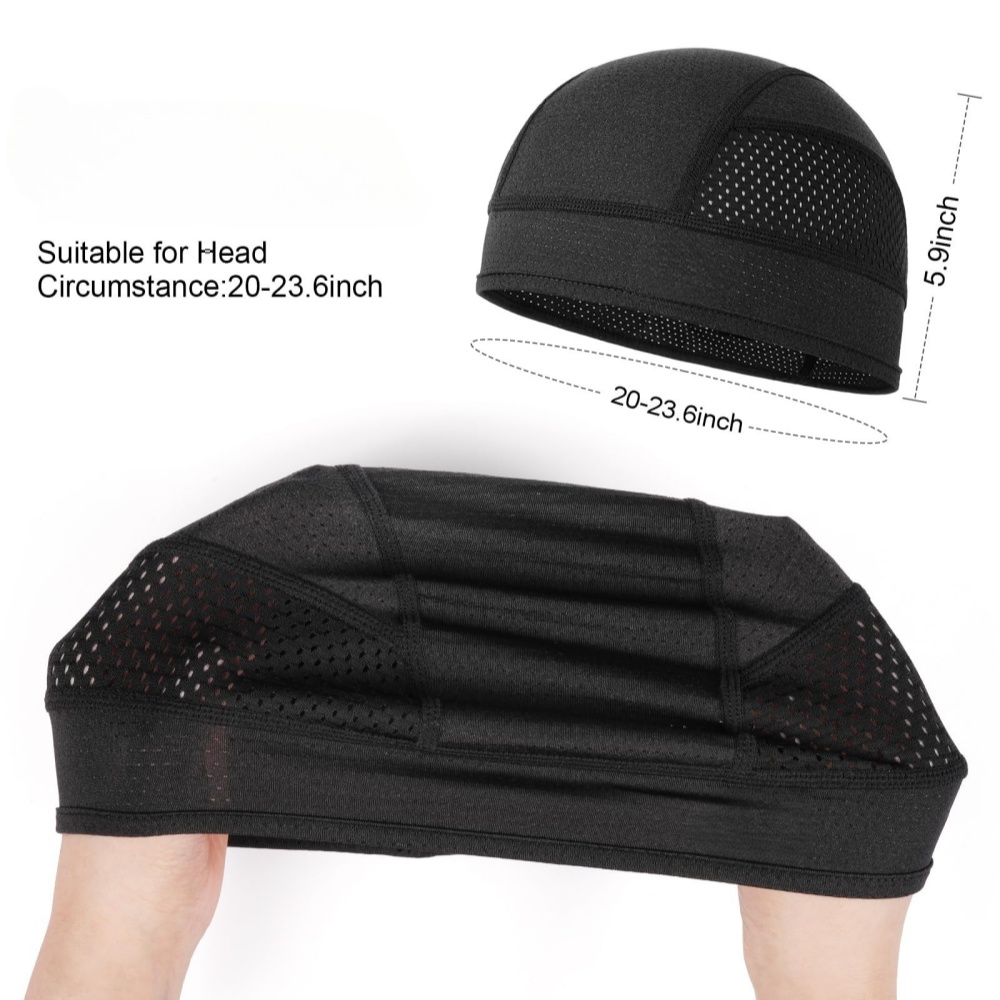 Letnia siatkowa czapka z cienk – Skull Cap Helmet Liner recenzja i cena