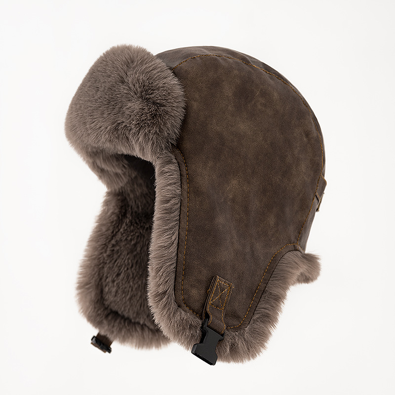 1 szt. Męska zimowa retro czap – Trapper Hat Ear Flap recenzja i cena