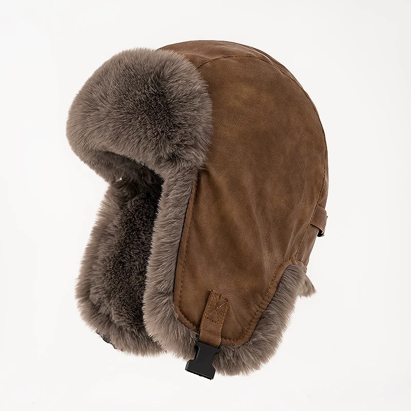 1 szt. Męska zimowa retro czap – Trapper Hat Ear Flap recenzja i cena