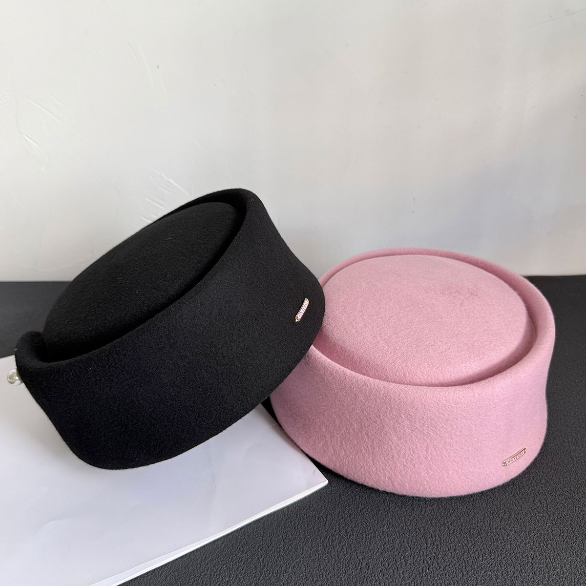 Jesień Zima Nowość 100% Różowa – Beret French Wool recenzja i cena