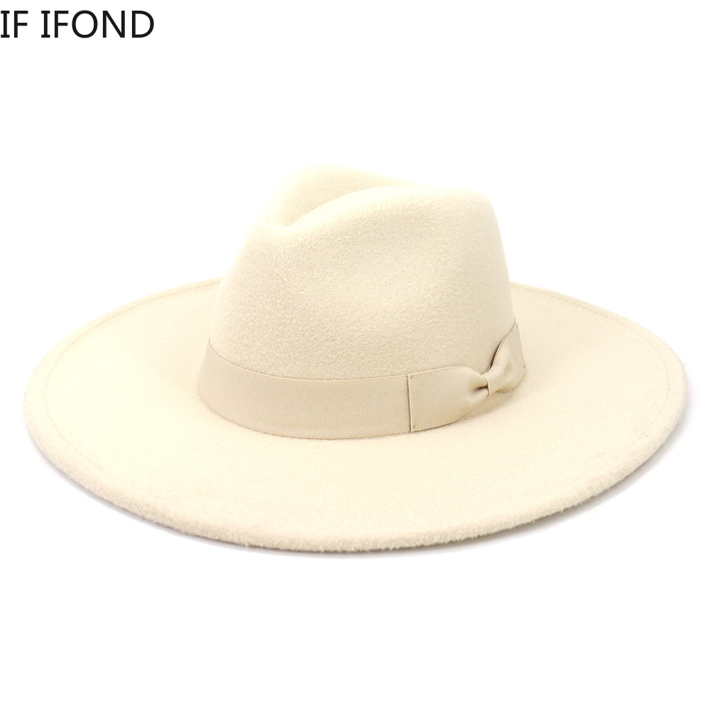 Duże szerokie rondo damskie ka – Fedora Hat Wool recenzja i cena