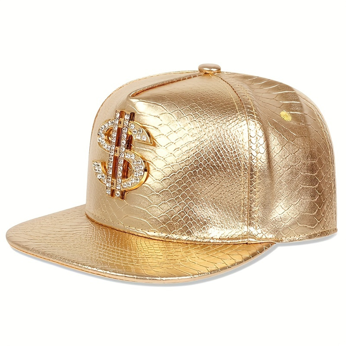 Skórzana Metaliczna Czapka Bej – Baseball Cap Structured recenzja i cena