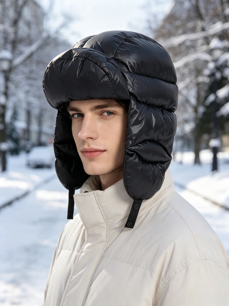 Zimowa ciepła czapka uszanka z – Trapper Hat Ear Flap recenzja i cena