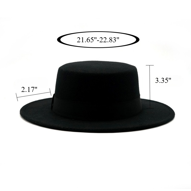 Wełniana fedora z płaskim rond – Fedora Hat Wool recenzja i cena