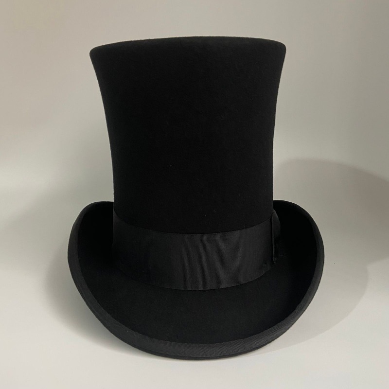 Czarny Wełniany Feltowy Cylind – Fedora Hat Wool recenzja i cena