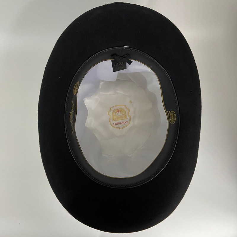 Czarny Wełniany Feltowy Cylind – Fedora Hat Wool recenzja i cena